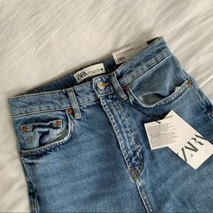 NWT PREMIUM ZARA HW KICK JEANS